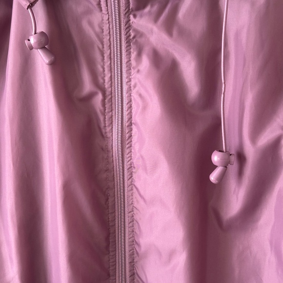 Totes Purple Fleece Lined Hooded Rain Coat - Picture 6 of 16